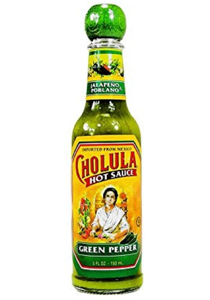 Cholula Hot Sauce Green Pepper, 5 Ounce (Pack of 4)