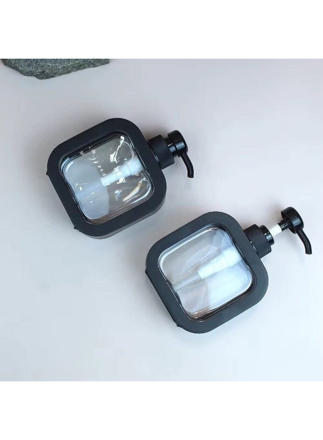 ديسبنسر شاور جيل أكريليك مستورد بمضخة – سعة 600 مل للحمام والمطبخ - Image 1