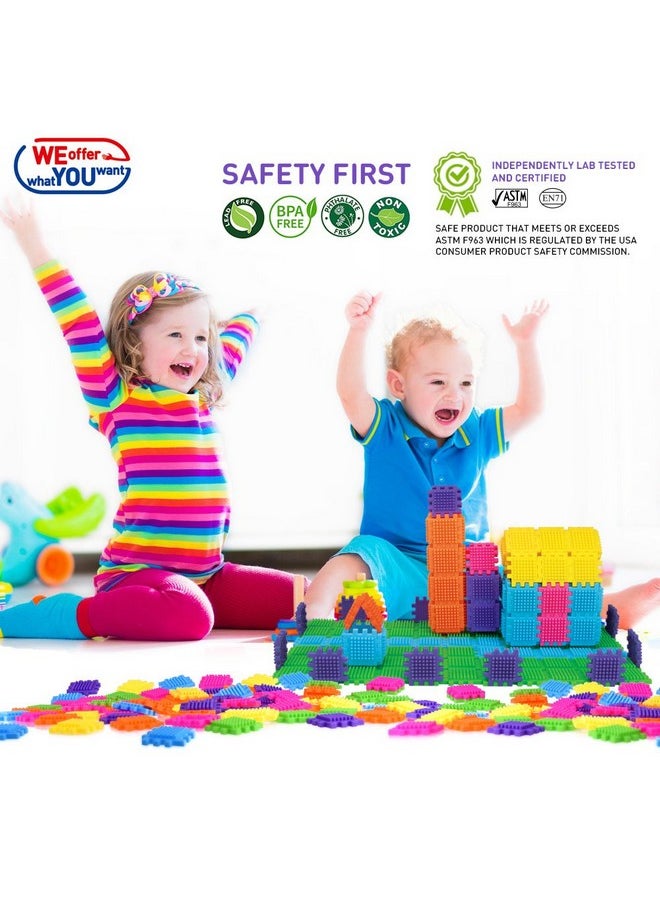 WEofferwhatYOUwant Educational Interlocking Stem Building Blocks 150 Pieces. Build Toy Accessories, Cubes, Shapes And More For Ages 3 Year And Up  - Image 3