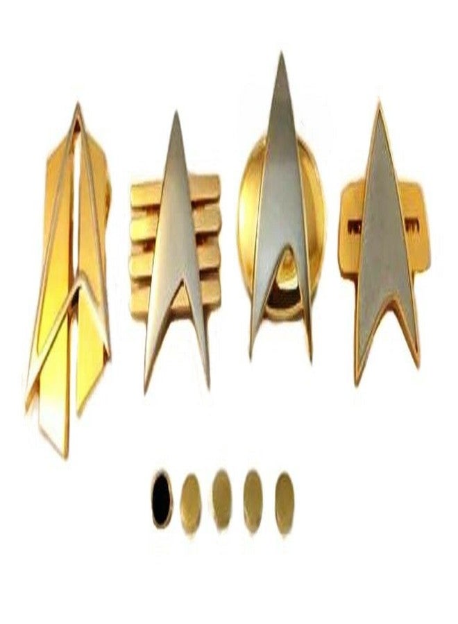 Classic Sci-Fi Trek Communicator Full Size Pins and Pip Set of 9 Pins