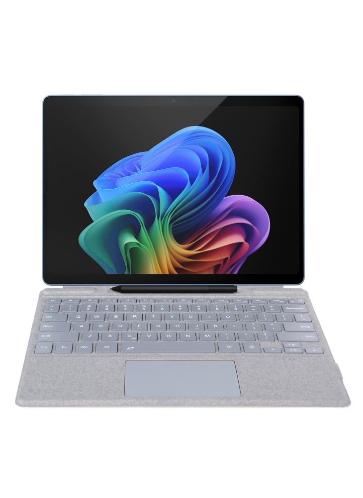 2109-AS Bluetooth-Compatible Keyboard for Microsoft Surface Pro 12inch/11/10/9/8/X Touchpad Backlit Tablet Keyboard - Light Grey - Image 2