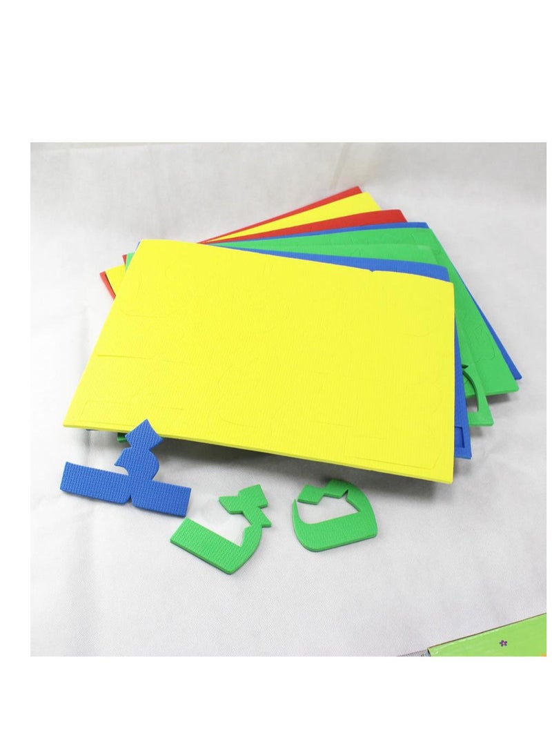 Letters of the alphabet to develop the child's abilities and teach him to construct letters in practice - Image 4