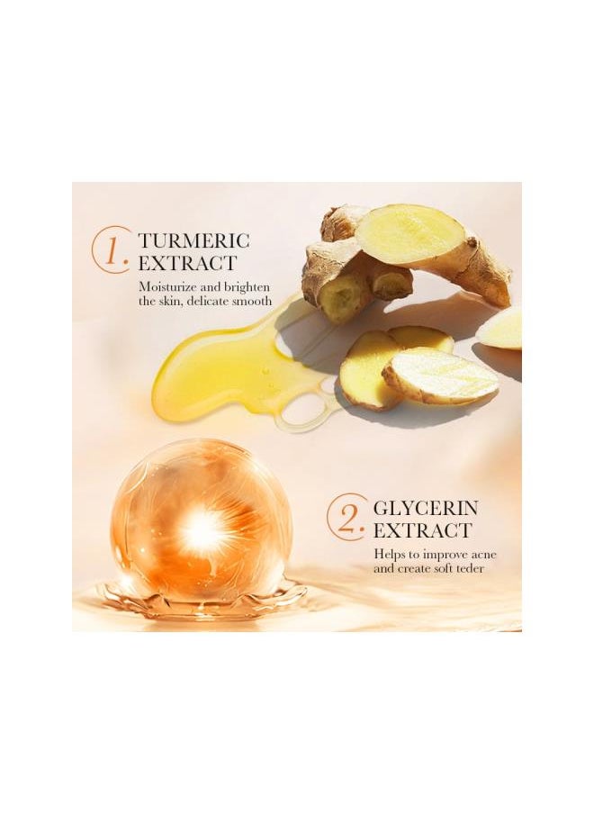 Generic - SADOER Turmeric Anti-Oxidation Face Serum, Turmeric Anti Oxidation Face Serum, Turmeric Antioxidant Face Serum, Turmeric Dark Spot Corrector Serum, Turmeric Oil Serum for Improve Skin Tone (B) - Image 1