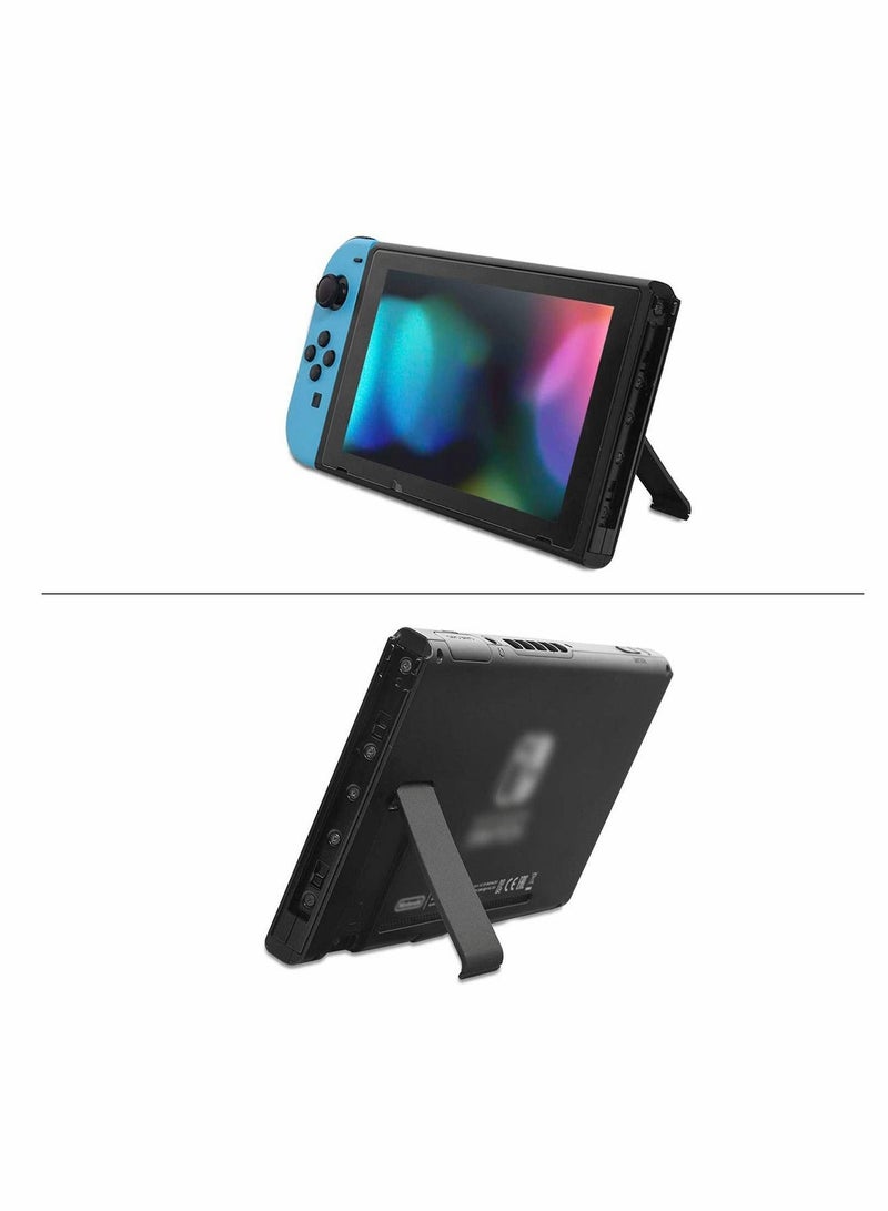 Kickstand Back Shell Holder Bracket for Nintendo Switch Console, Replacement Repair Kit with Screwdriver - Image 4