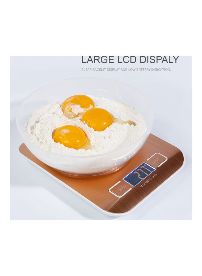 NIBEMINENT Food Digital Scale Brown 3 x 16.4 20.6cm  - Image 2