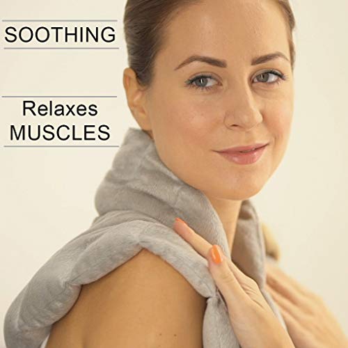 Bed Buddy Microwavable Heating Pad and Cooling Neck Wrap, Comfort Wrap for Neck and Shoulders, Microwavable for Moist Heat Therapy and Freezable for Cooling Therapy, Lavender & Rose Aromatherapy - Image 5