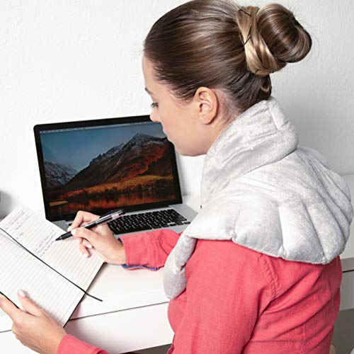 Bed Buddy Microwavable Heating Pad and Cooling Neck Wrap, Comfort Wrap for Neck and Shoulders, Microwavable for Moist Heat Therapy and Freezable for Cooling Therapy, Lavender & Rose Aromatherapy - Image 4