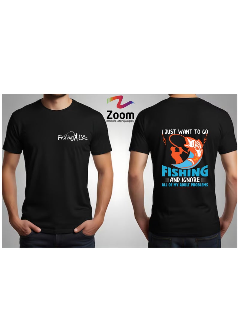 ZOOM Fishing T-Shirt for Men – Great Gift for Anglers & Fishermen