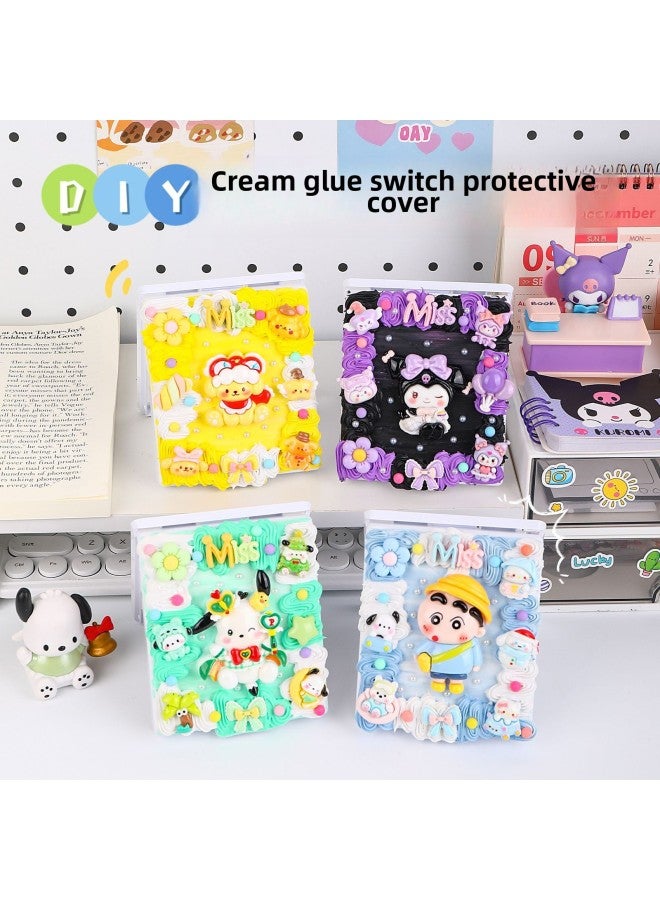 Children's Handmade Cream Glue Diy Switch Protective Cover Cartoon Material Bag Household Decorations Room Ornaments Toys-Color:Switch Protective Cover [without Material Package]  - Image 2