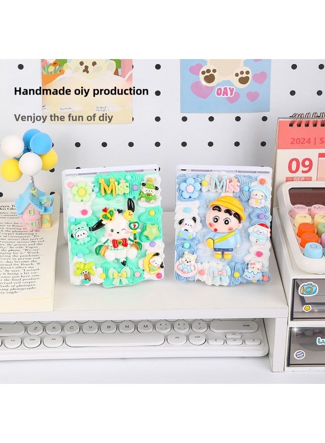 Children's Handmade Cream Glue Diy Switch Protective Cover Cartoon Material Bag Household Decorations Room Ornaments Toys-Color:Switch Protective Cover [without Material Package]  - Image 4
