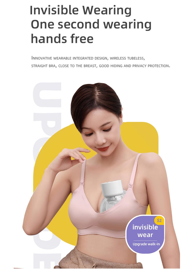 ALLTOMOM - Electric Wearable Breast Pump Hands Free with 4 Modes 9 Levels Rechargeable Smart LED Display - Image 1