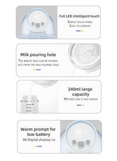 Electric Wearable Breast Pump Hands Free with 4 Modes 9 Levels Rechargeable Smart LED Display - pzsku/ZCD89EA5C3948BC8E852CZ/45/_/1736499830/c1b06f75-e8a1-435e-ba84-90cf7dc30bd4