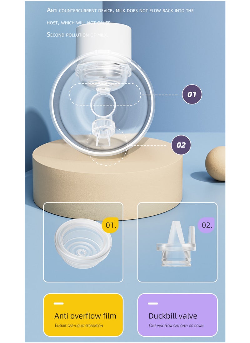 ALLTOMOM - Electric Wearable Breast Pump Hands Free with 4 Modes 9 Levels Rechargeable Smart LED Display - Image 1