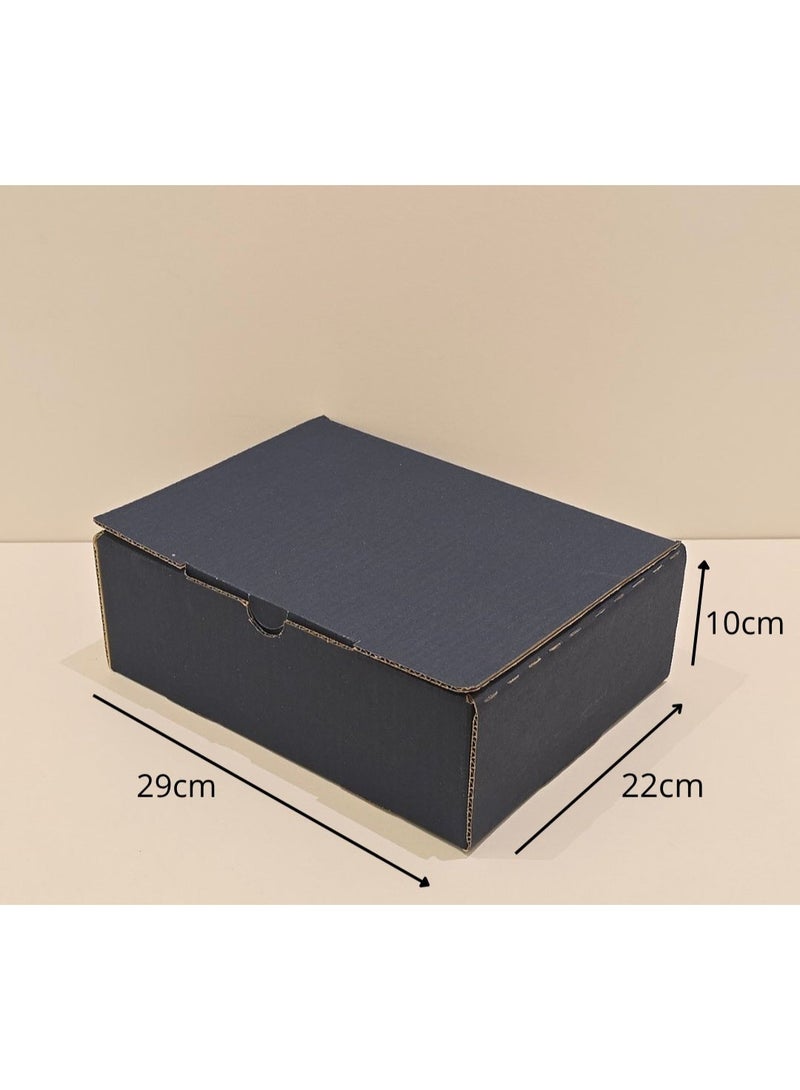 Corrugated Cardboard Shipping Boxes 29x22x10 CM Pack of 20 Mailer Boxes for Small Business E Commerce Packaging Shipping Storage Product Packing Gift Craft Durable Recyclable(Drak Blue) - Image 2