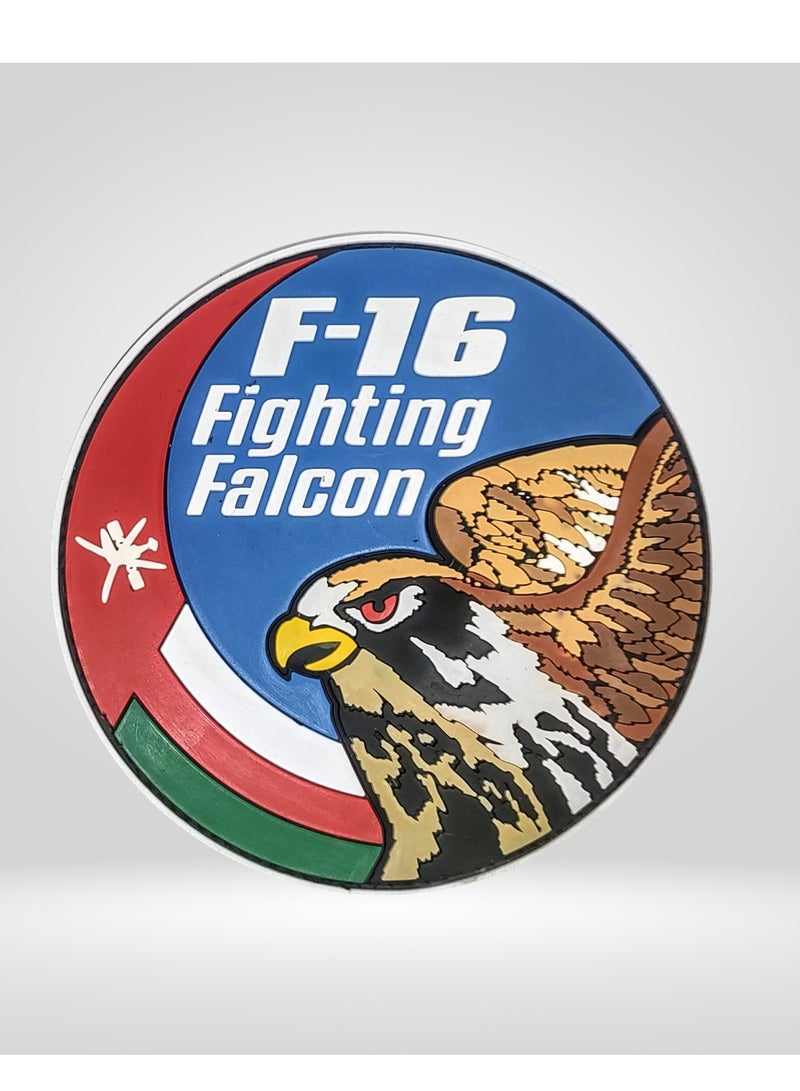 Fighter Gifts F-16 Fighting Falcon Oman PVC Patch 