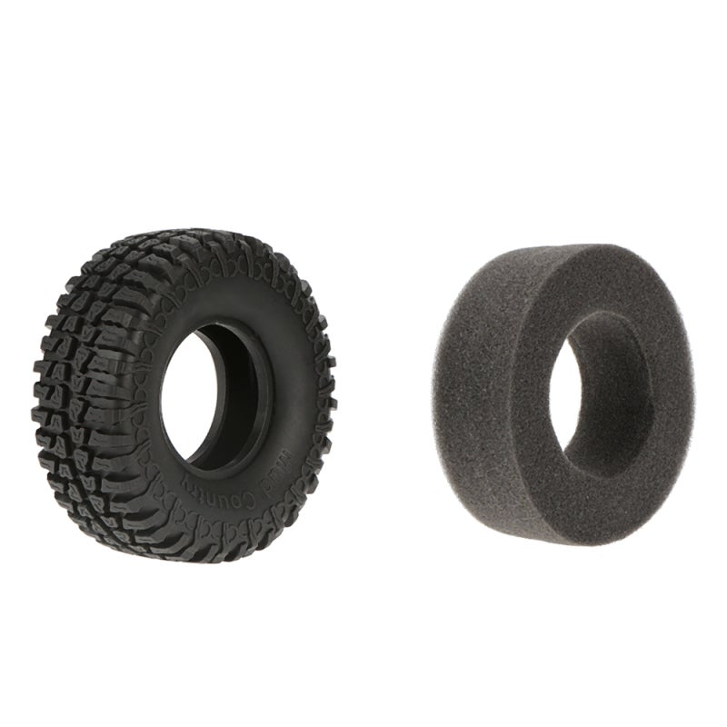 AUSTAR 1/10 RC Rock Crawler Tires 1.9" Size High Quality Rubber Construction - Mud Country Scale Design With Foam Insert for 1/10 RC4WD D90 Axial SCX10 RC Rock Crawlers - Image 5