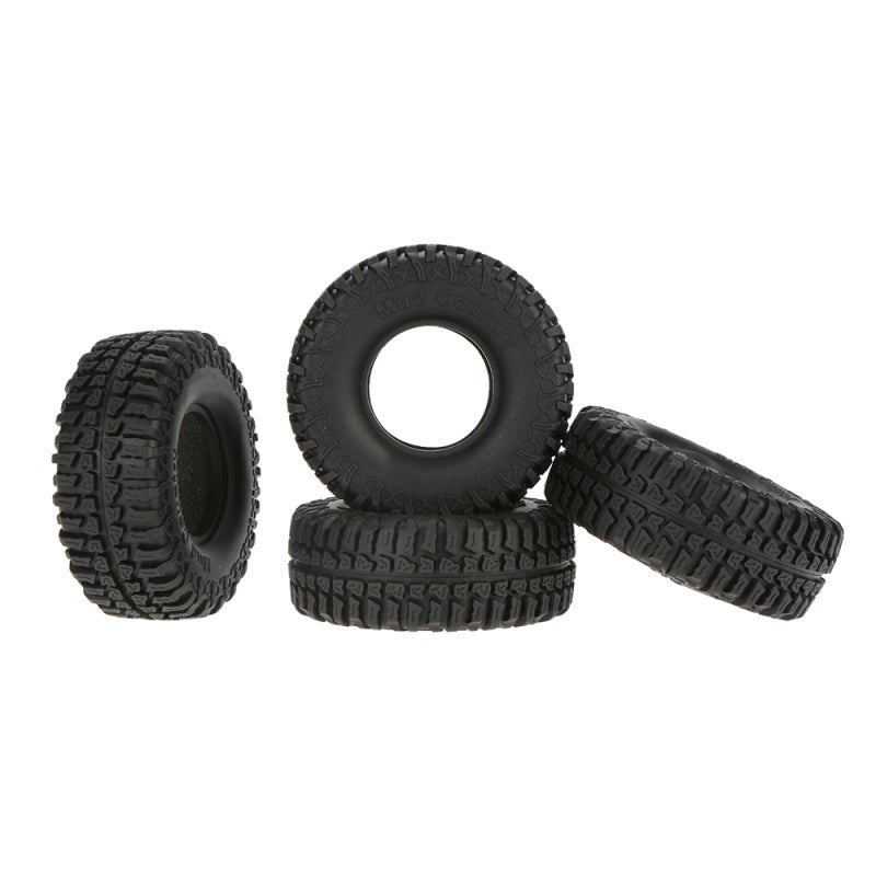 AUSTAR 1/10 RC Rock Crawler Tires 1.9" Size High Quality Rubber Construction - Mud Country Scale Design With Foam Insert for 1/10 RC4WD D90 Axial SCX10 RC Rock Crawlers - Image 2