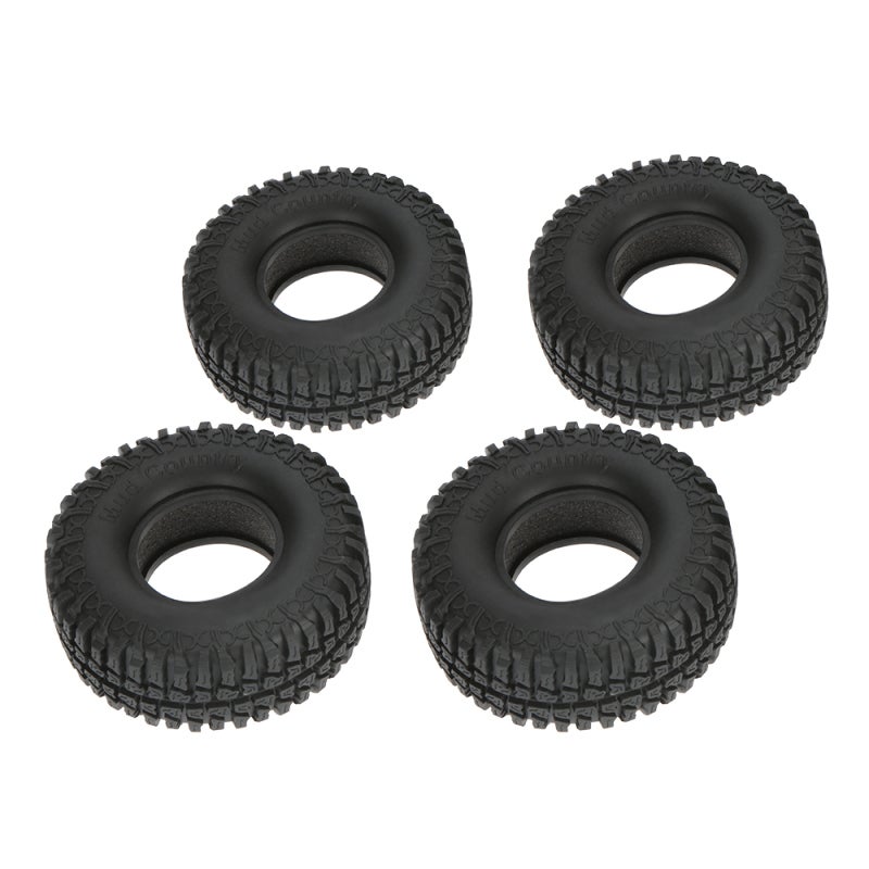 AUSTAR 1/10 RC Rock Crawler Tires 1.9" Size High Quality Rubber Construction - Mud Country Scale Design With Foam Insert for 1/10 RC4WD D90 Axial SCX10 RC Rock Crawlers - Image 4