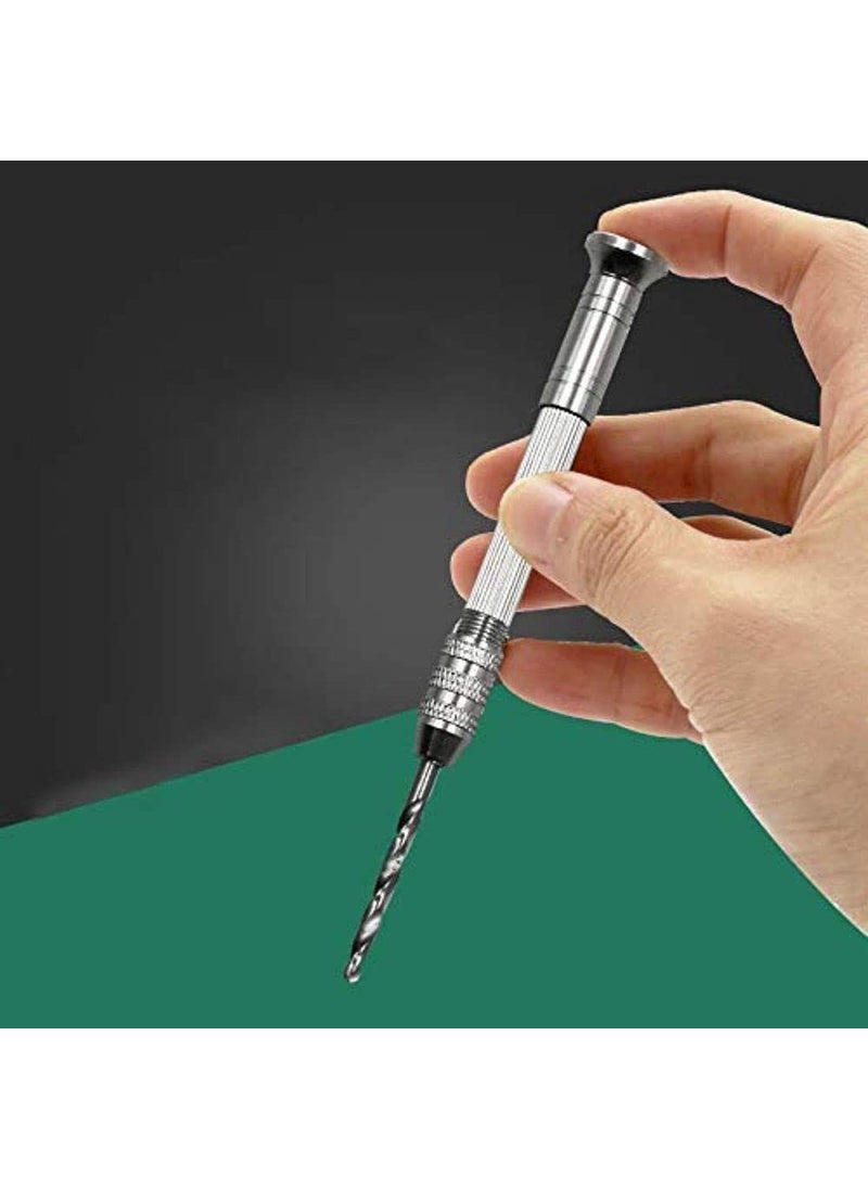 DIY Crafts Diy Crafts 11876 11285 Collet Diy Pin Vise Hand Drill Bits, Watch Repair Countersink Reamer, Multicolor  - Image 2