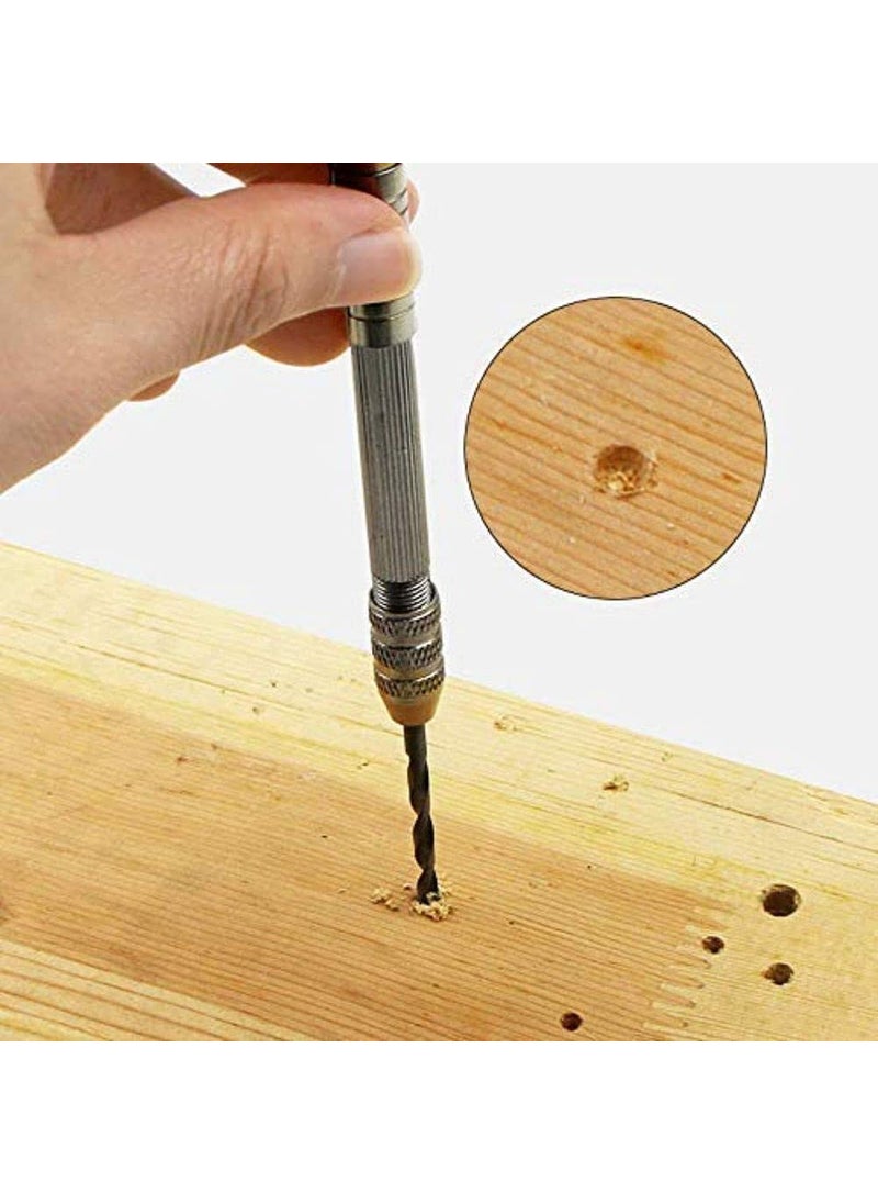 DIY Crafts Diy Crafts 11876 11285 Collet Diy Pin Vise Hand Drill Bits, Watch Repair Countersink Reamer, Multicolor  - Image 3