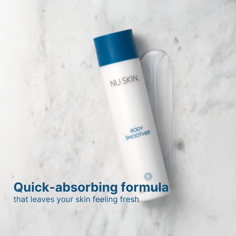 Nu Skin Body Smoother | Luxurious Moisture-Locking Body Lotion with Aloe Vera, Algae Extract, Vitamins A and E for Optimal Skin Nourishment and Hydration | Quick-Absorbing Formula | 8.4 Fl Oz | 1 Pack - Image 5