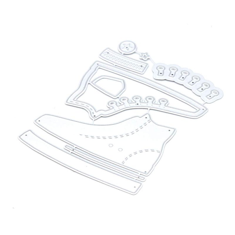 KSCRAFT Cute Sneaker Shaker Metal Cutting Dies Stencils for DIY ScrapbookingPhoto Album Decorative Embossing DIY Paper Cards