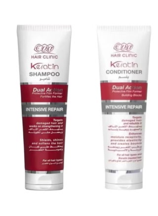 Eva Ekeratin Shampoo For All Hairs - 230 ml+ EVA HAIR CLINIC E-KERATIN CONDITIONER 230 ML (packaging my vary) - pzsku/ZCD8A7400DB0AF59BBA84Z/45/1749471782/3b431584-ea32-44c5-9197-4012c9236716