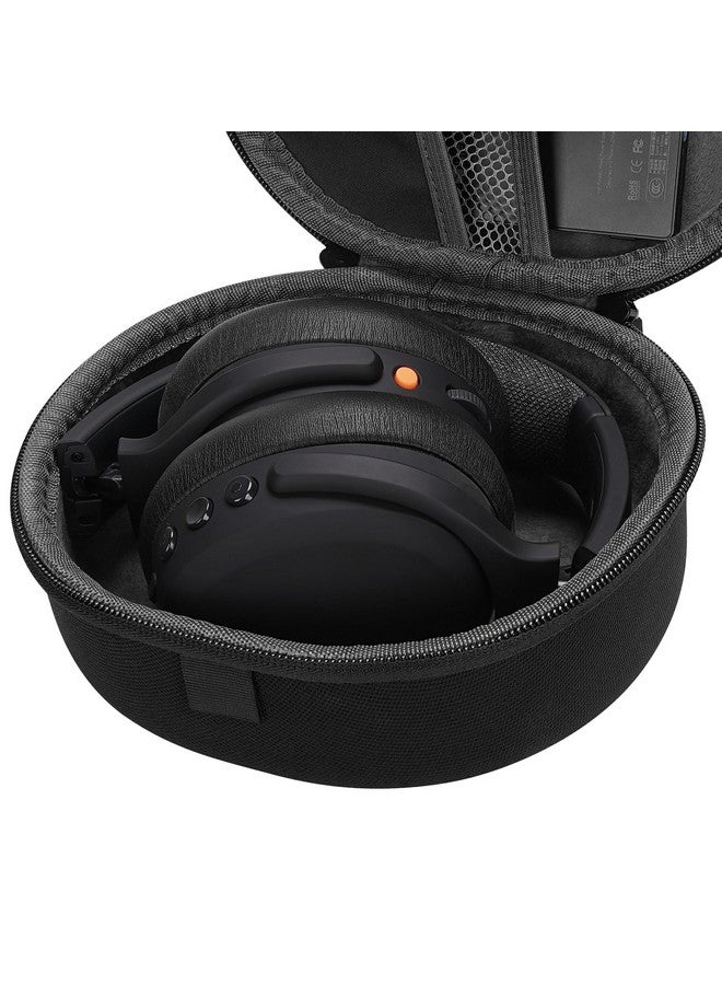 Linkidea Headphones Carrying Case Compatible with Skullcandy Crusher Wireless, Hesh 3, Crusher ANC, Crusher 360 Headphones Protective Hard Shell Headset Travel Bag with Room for Cable (Black) - Image 3