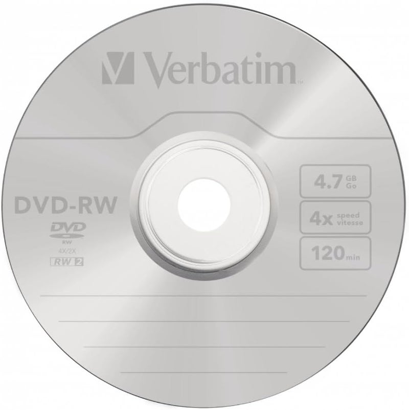 Verbatim DVD-RW 4.7GB 4X Recordable Discs - 30 Pack Spindle - Image 2