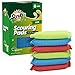 SCRUBIT MultiPurpose Scouring Pad NonScratch Cleaning Sponges for Pots Pans Dishes Utensils NonStick Cookware Scrubbing Pads Use for Kitchen Bathroom 6 Pack Dish Sponge Colored - Image 1