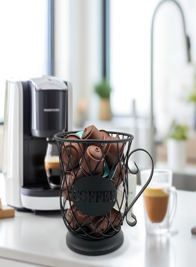 MFBJXC Coffee Pod Storage Basket - 35 K Cup Organizer, Black - Image 5