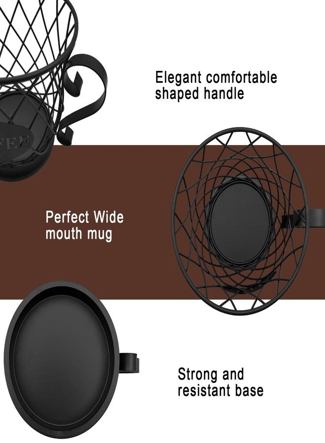 MFBJXC Coffee Pod Storage Basket - 35 K Cup Organizer, Black - Image 3