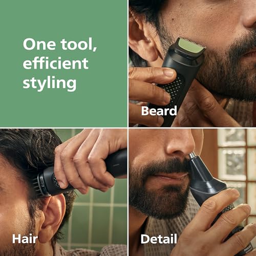 Norelco Philips Norelco All-in-One 3000 Series 13 in 1 Trimmer, Beard Styler & Men's Hair Clipper, 9 Length Settings & Self-Sharpening Skin-Friendly Blades, MG3919/50 - Image 2