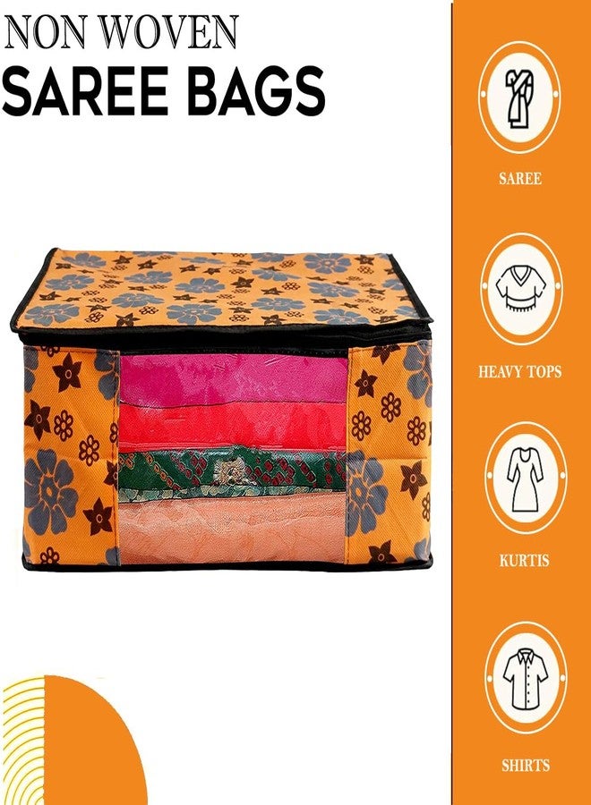 Shaping Fabric Garment Cover Non-Woven 90 GSM with Transparent Window & Double Metal Zipper - Pack of 1 | Dustproof Clothes Storage Bag for Sarees, Suits, Jackets, Shirts SCXLRL1582493517524148525224 - Image 2