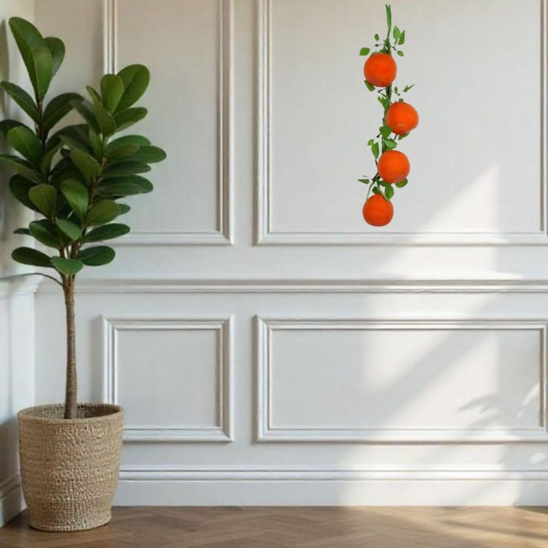 SINGAA Artificial Fruits Strings | Fruit Chain for Home, Office, Garden, Juiceshops, Wall Hanging, Fruit Shops, Reception, Photography and Events Decoration - 60 CM (Pack of 1) (Orange) - Image 4