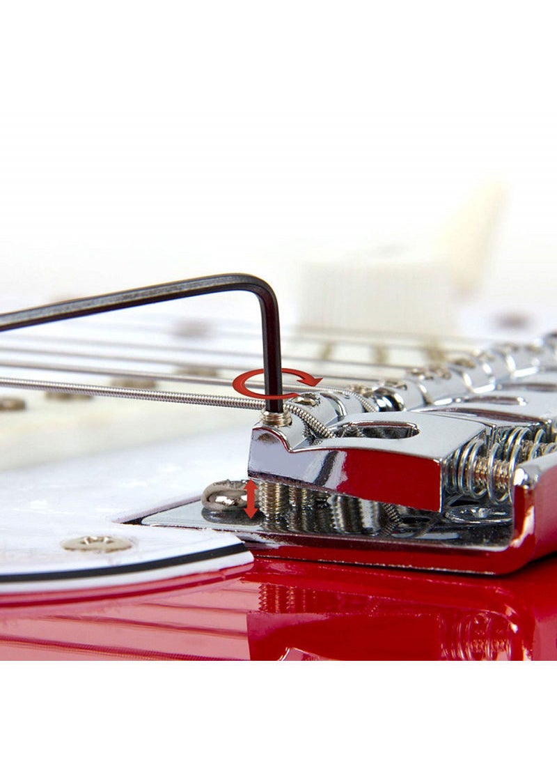 NIBEMINENT - Tremolo Bridge Set Replacement Part For Strat ST Style Electric Guitar - Image 1