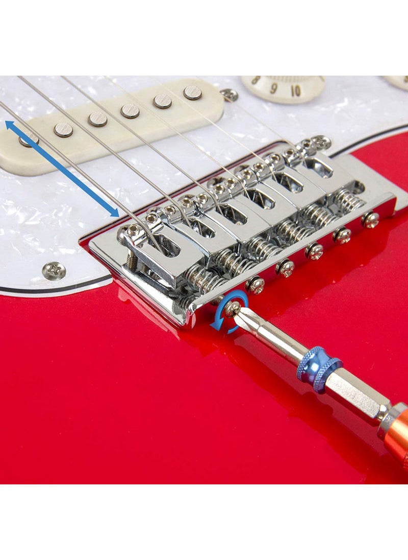 NIBEMINENT - Tremolo Bridge Set Replacement Part For Strat ST Style Electric Guitar - Image 1
