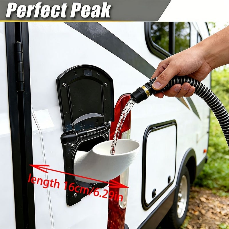 White Fresh Water Tank Filler Tool for Caravan Campervan Motorhome RV - Image 3