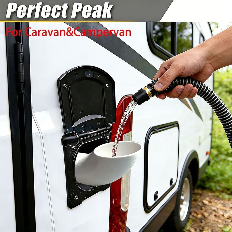 White Fresh Water Tank Filler Tool for Caravan Campervan Motorhome RV - Image 5