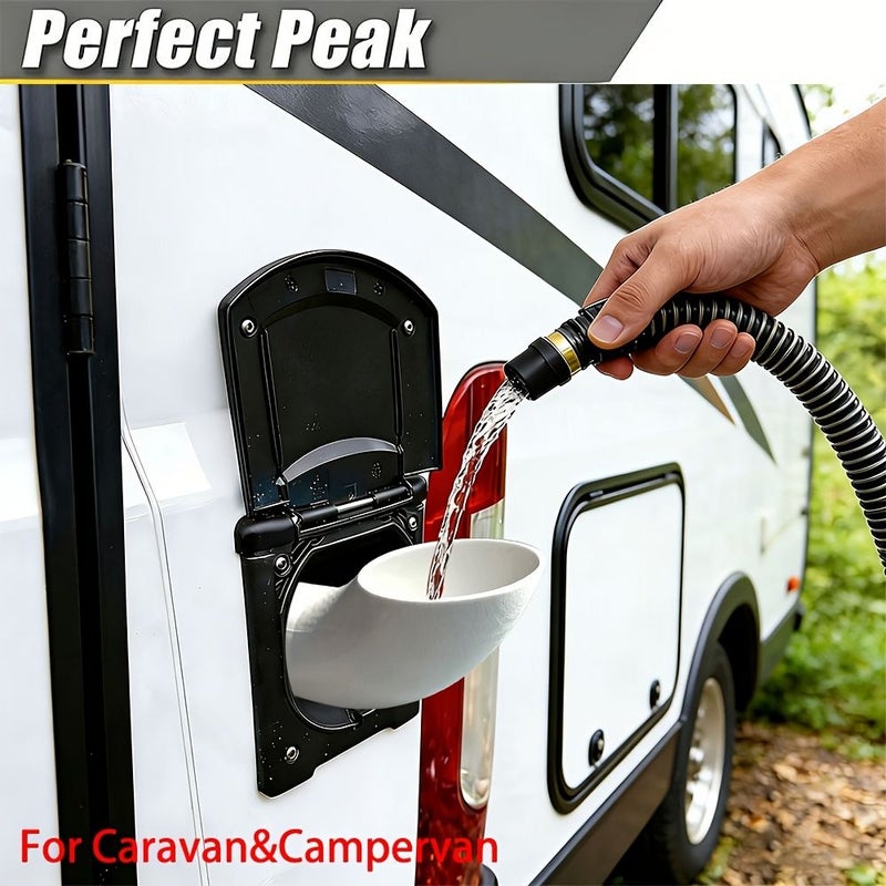 White Fresh Water Tank Filler Tool for Caravan Campervan Motorhome RV - Image 2