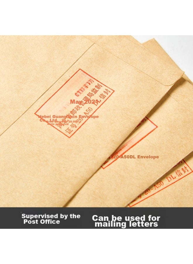 Kingdee Kingdee 40 Sheets No. 9 A4 Kraft Paper Large Envelopes, 120g Kraft Paper, Standard Postal Envelopes 229*324mm - Image 3