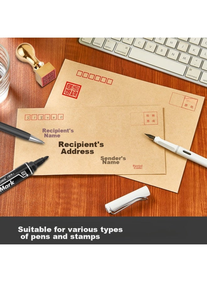Kingdee Kingdee 40 Sheets No. 9 A4 Kraft Paper Large Envelopes, 120g Kraft Paper, Standard Postal Envelopes 229*324mm - Image 2