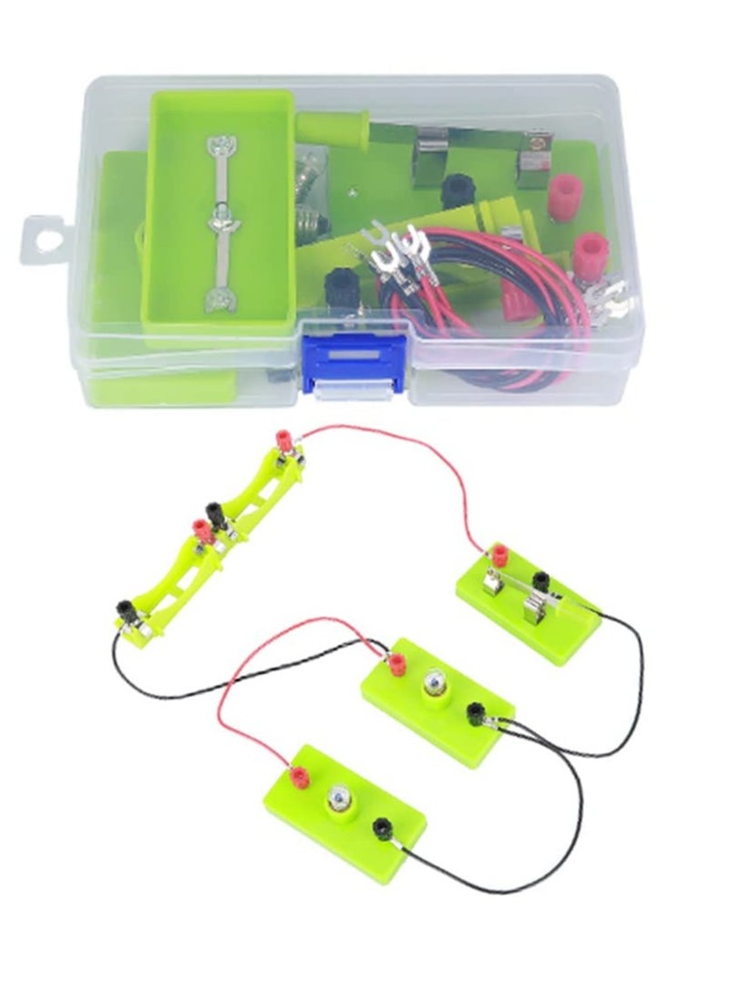 KASTWAVE Circuit Kits Toys, Physics Electric Circuit Learning Starter Kit, Experiments Beginner Circuit Learning Project, Suitable for Junior Senior High School Students (Series Parallel Circuit) - Image 1