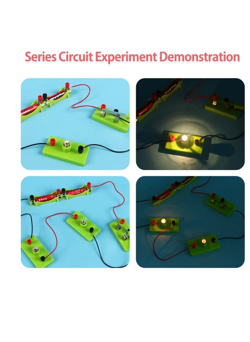KASTWAVE Circuit Kits Toys, Physics Electric Circuit Learning Starter Kit, Experiments Beginner Circuit Learning Project, Suitable for Junior Senior High School Students (Series Parallel Circuit) - Image 4