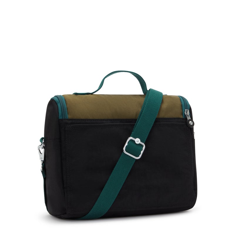 Kipling  New Kichirou Black Khaki Bl Large LunchBag with Trolley Sleeve 15289-5FY - Image 2