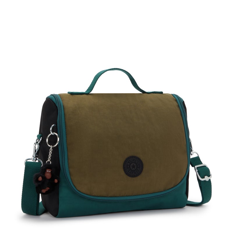 Kipling  New Kichirou Black Khaki Bl Large LunchBag with Trolley Sleeve 15289-5FY - Image 4