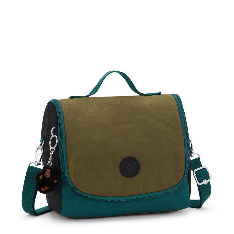 Kipling  New Kichirou Black Khaki Bl Large LunchBag with Trolley Sleeve 15289-5FY - Image 5