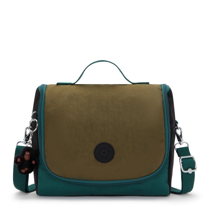 Kipling  New Kichirou Black Khaki Bl Large LunchBag with Trolley Sleeve 15289-5FY - Image 1