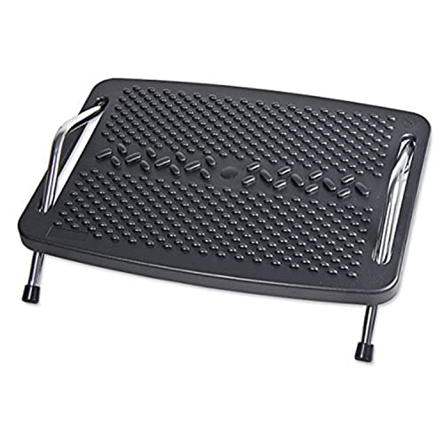 Syba Under The Desk Ergonomic Tilt Adjustable Foot Rest Metal Support with Massage Textured SY-ACC65065 - Image 1