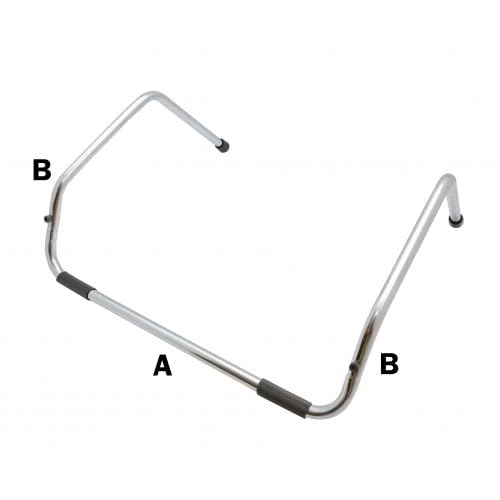 Syba Under The Desk Ergonomic Tilt Adjustable Foot Rest Metal Support with Massage Textured SY-ACC65065 - Image 3